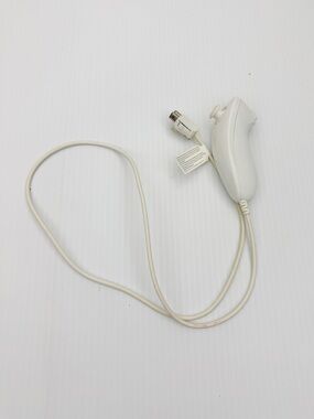 Genuine OEM Nintendo Wii White Nunchuck Nunchuk Video Game Controller Attachment